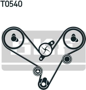 Timing Belt Kit VKMA 95613 - image 4