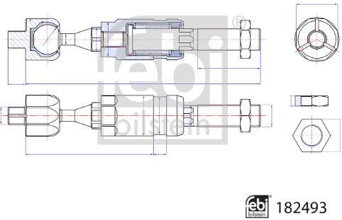 Inner Tie Rod 182493