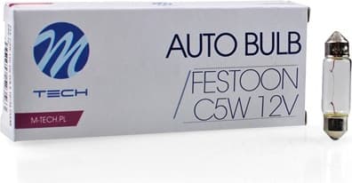 Lemputė M-TECH salono C5W 12V - C5W36-MTH (M-TECH) - Autoera