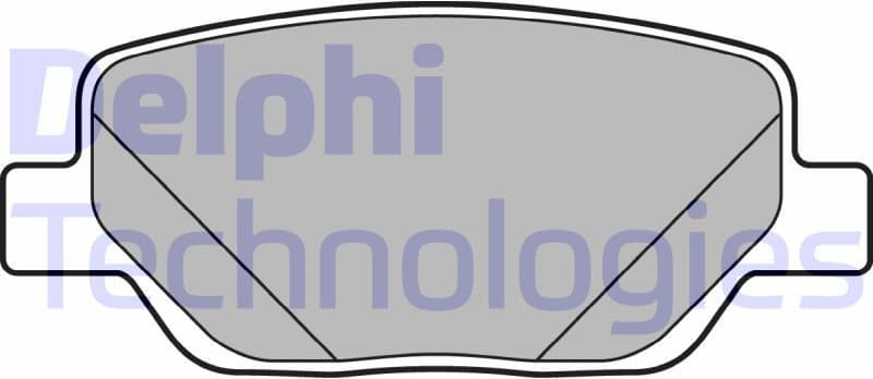 Brake Pad Set, disc brake LP3290