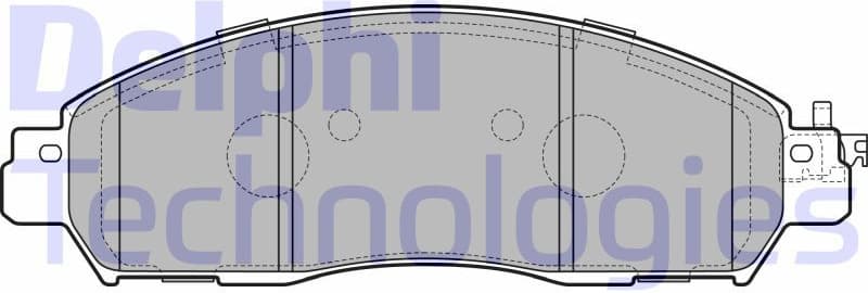 Brake Pad Set, disc brake LP3291
