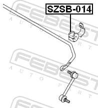 Mounting, stabiliser bar SZSB-014 - image 2