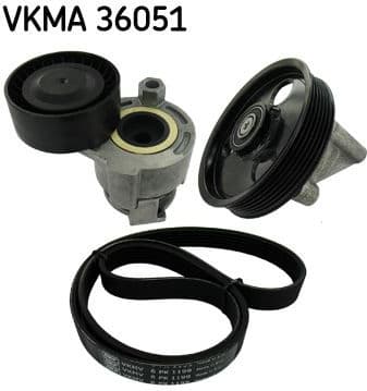 V-ribbed Belt Set VKMA 36051 - image 2