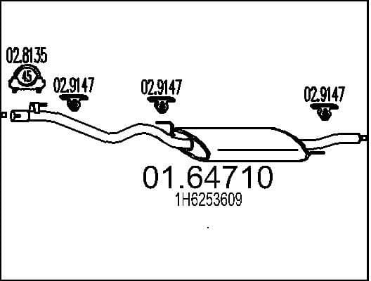 Rear Muffler 01.64710