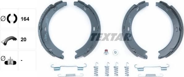 Brake Shoe Set, parking brake 91057100
