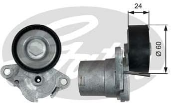 Belt Tensioner, V-ribbed belt DriveAlign™ T39272