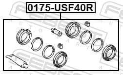 Repair Kit, brake caliper 0175-USF40R - image 2