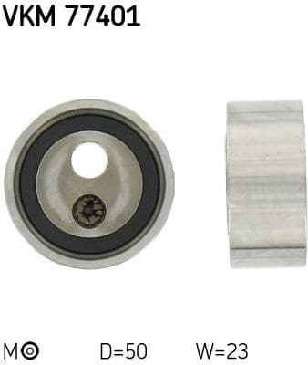 Tensioner Pulley, timing belt VKM 77401 - image 2