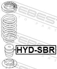 Rubber Buffer, suspension HYD-SBR - image 2