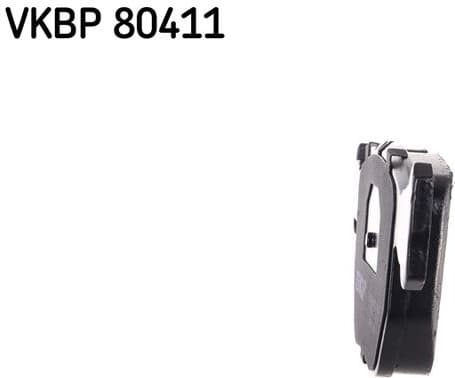 Brake Pad Set, disc brake VKBP80411 - image 2
