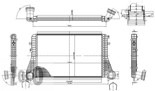 Charge Air Cooler LORO 053-018-0003 - image 3