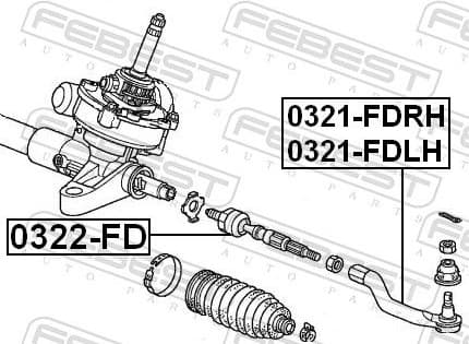Inner Tie Rod 0322-FD