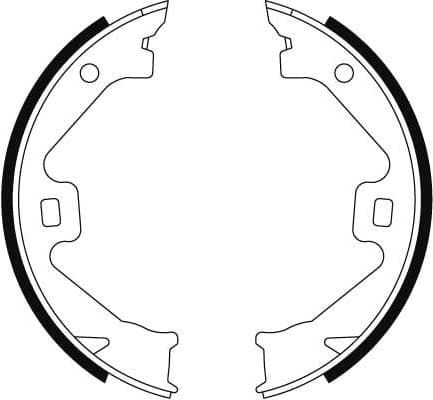 Brake Shoe Set, parking brake GS8469 - image 3