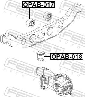 Bushing, axle beam OPAB-017 - image 2