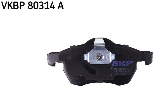 Brake pads front VKBP 80314 A