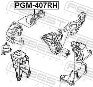 Mounting, engine PGM-407RH - image 2