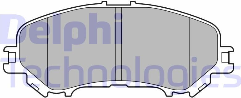 Brake Pad Set, disc brake LP3693