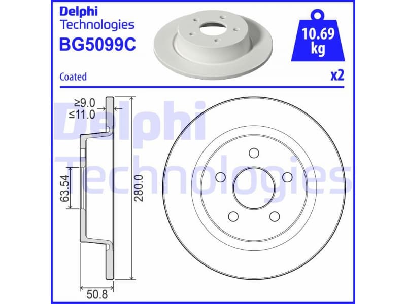 Brake Disc BG5099C