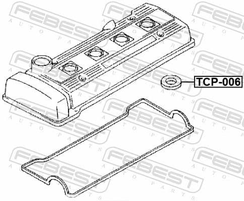 Seal Ring, spark plug shaft TCP-006 - image 2