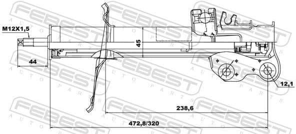 Shock Absorber 02666688FL - image 2