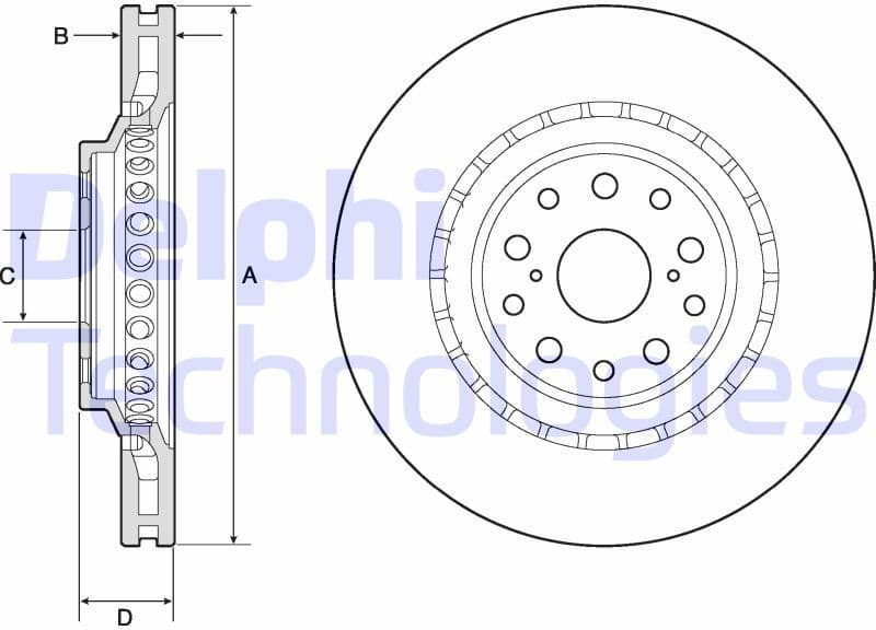 Brake Disc BG9187C