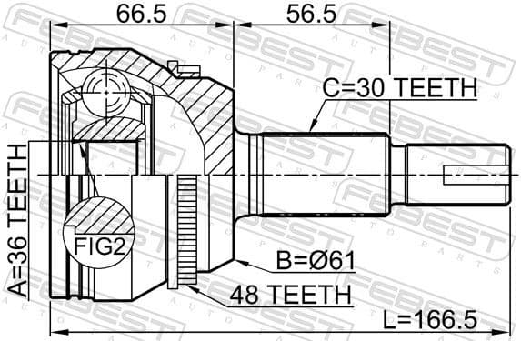 Joint Kit, drive shaft 0110-GSX30A48 - image 2