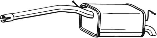 Rear Muffler 233-505