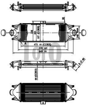 Charge Air Cooler LORO 022-018-0002 - image 3