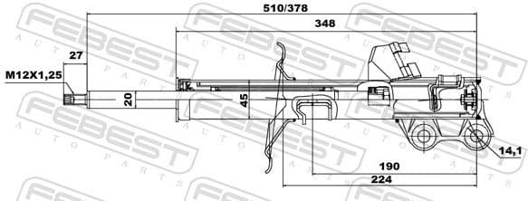 Shock Absorber 02666609FR - image 2