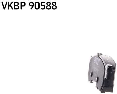 Brake Pad Set, disc brake VKBP90588 - image 2
