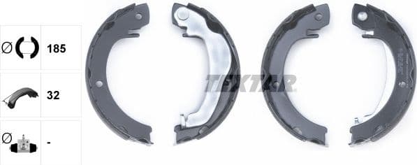 Brake Shoe Set, parking brake 91074300