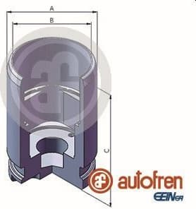 Piston, brake caliper D025492