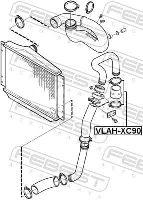Coolant Pipe VLAH-XC90 - image 2
