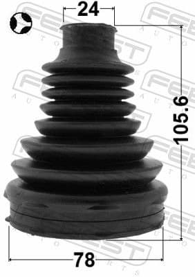 Bellow Kit, drive shaft 1815-ASJT - image 2