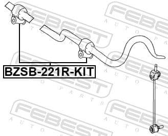 Repair Kit, stabiliser bush BZSB-221R-KIT - image 2