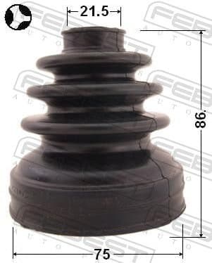 Bellow, drive shaft 0215-P12QG16T - image 2