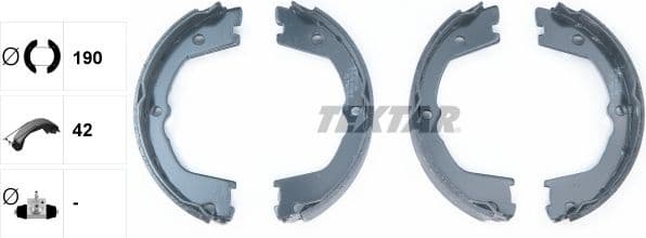 Brake Shoe Set, parking brake 91074900