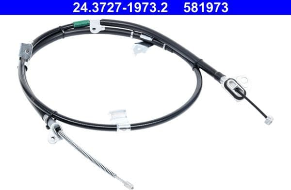 Cable Pull, parking brake 24.3727-1973.2 - image 2