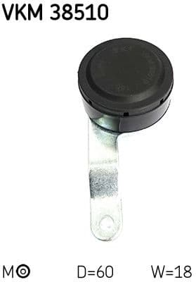 Belt Tensioner, V-ribbed belt VKM 38510 - image 4