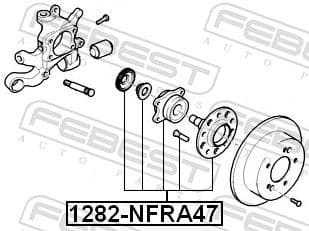 Wheel Hub 1282-NFRA47 - image 2