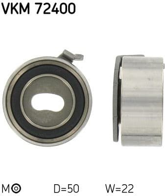 Tensioner Pulley, timing belt VKM 72400 - image 2