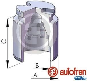 Piston, brake caliper D025115