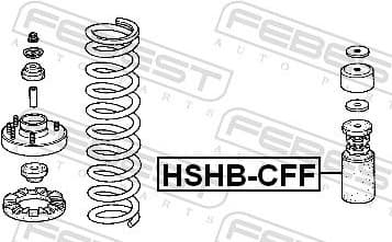 Protective Cap/Bellow, shock absorber HSHB-CFF - image 2