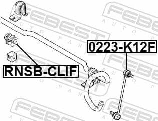 Mounting, stabiliser bar RNSB-CLIF - image 2