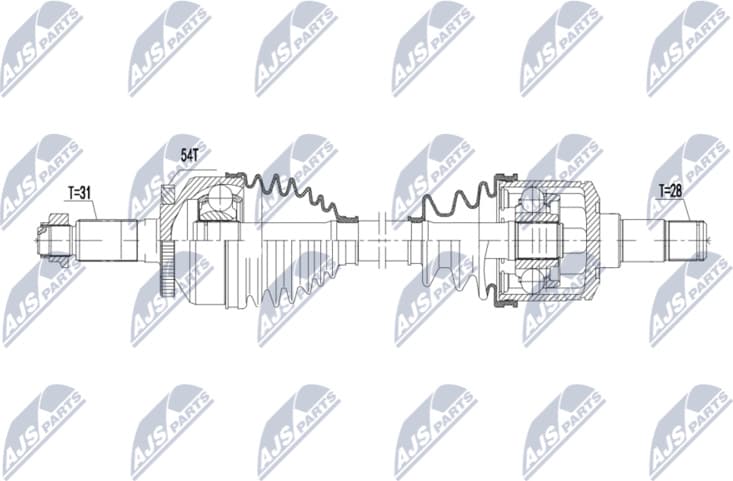 Drive Shaft NPW-KA-378 - image 2