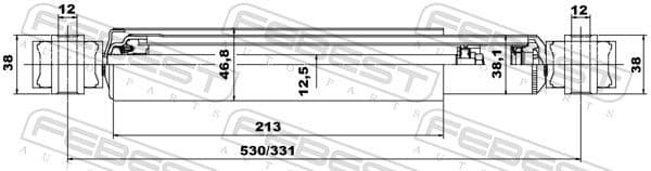 Shock Absorber 07656564R - image 2