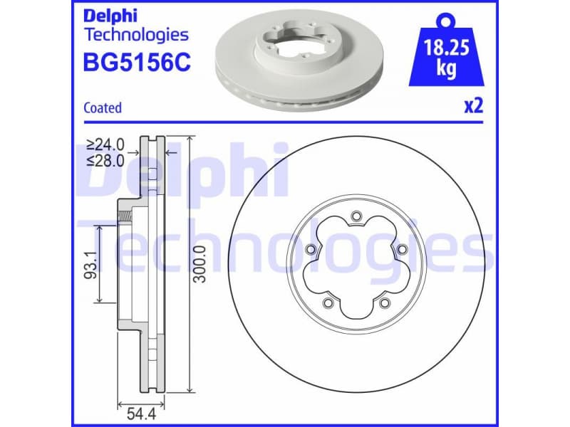 Brake Disc BG5156C