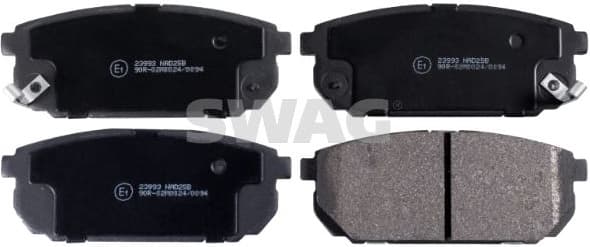 Brake Pad Set, disc brake 91 91 6524