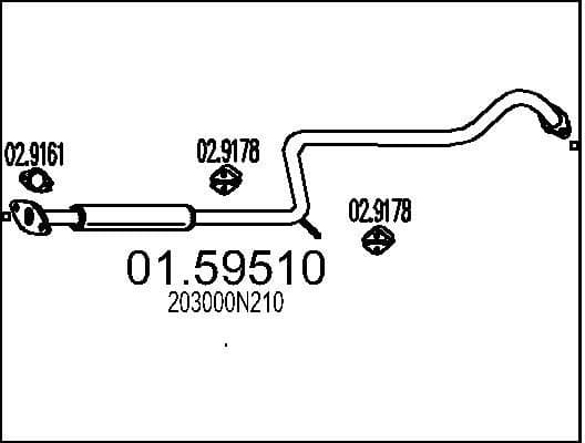 Centre Muffler 01.59510