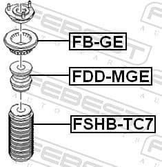 Rubber Buffer, suspension FDD-MGE - image 2